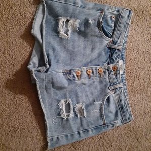 High waisted shorts